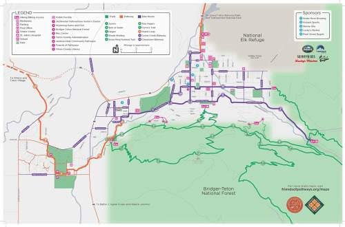 Jackson-Hole-Town-Pathways-Map – Wydaho Rendezvous, The Teton Bike Festival