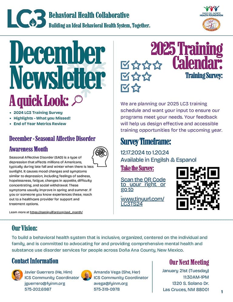 LC3 December Newsletter (2024)