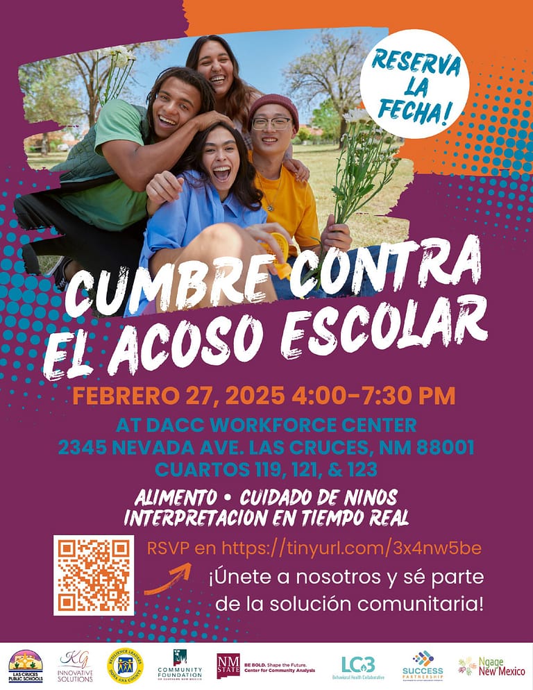 Anti Bullying Summit (Cumbre Contra El Acoso) Event Flyer