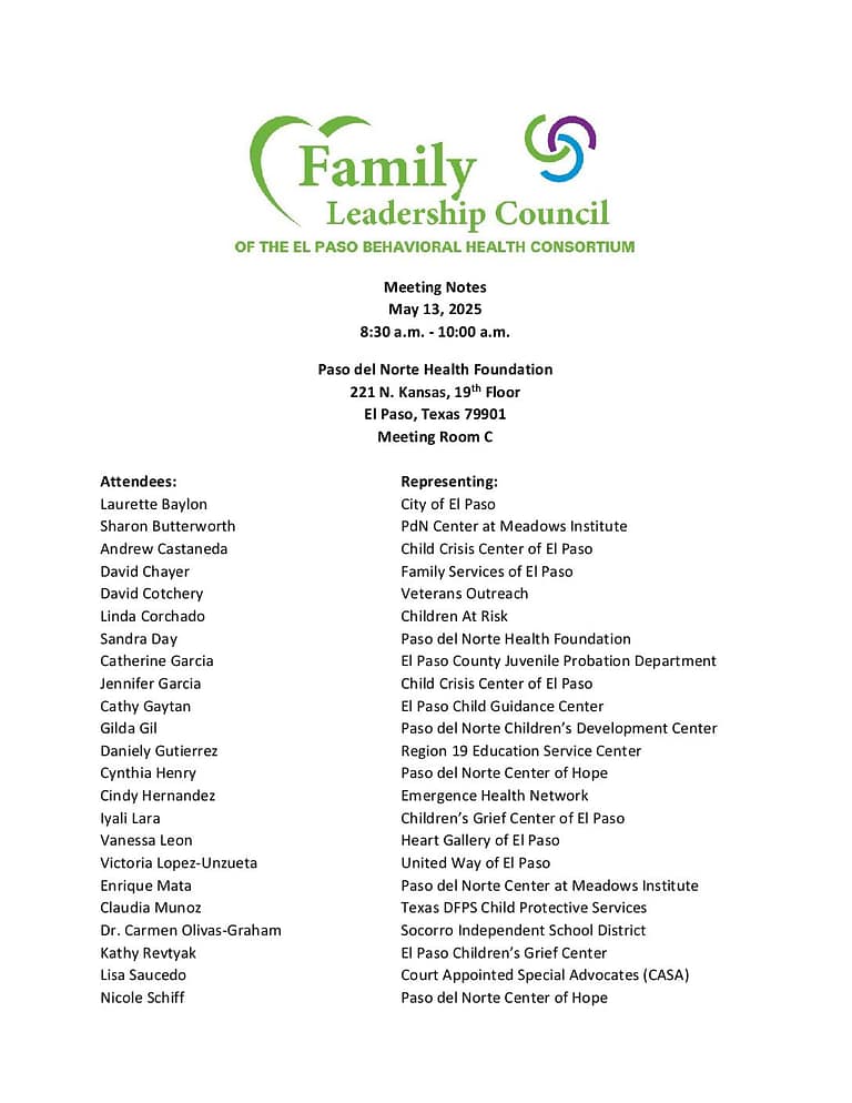 FLC General Meeting Notes May 13 2025 FS