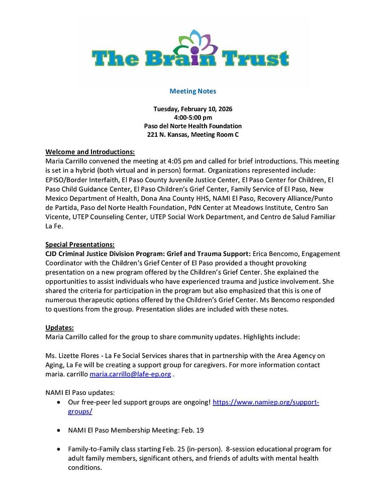 Brain Trust Meeting Notes 2 10 2026 FS