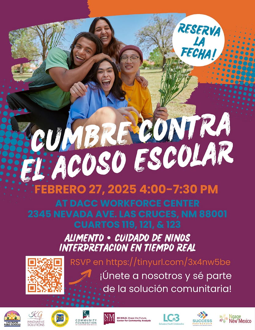Anti Bullying Summit (Cumbre Contra El Acoso) Event Flyer
