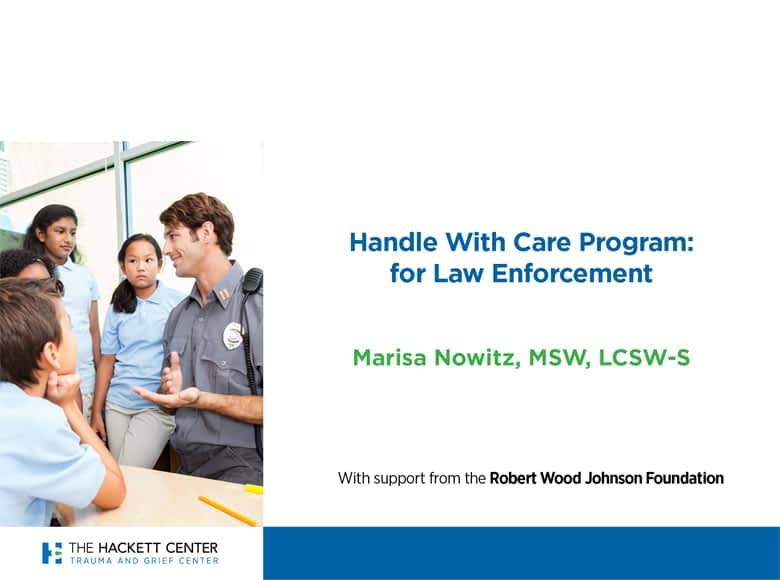 Handle With Care Program For Law Enforcement Mmhpi Meadows Mental Health Policy Institute