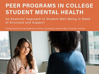 Peer Programs In College Student Mental Health