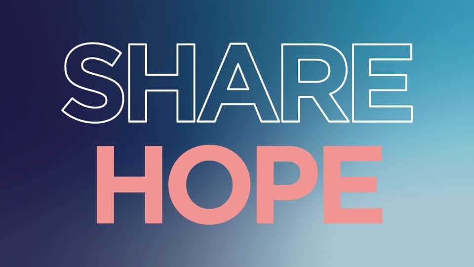 okay to say share hope