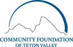 Teton Valley Non-Profits, The Community Foundation of Teton Valley Logo showcases a stylized mountain range with an arch above the text, symbolizing their commitment to elevating local non-profits and businesses. Through charitable giving and strategic support, they foster a thriving community by providing essential resources, grants, and guidance to organizations dedicated to making a positive impact in the region. This unified effort strengthens the social fabric of Teton Valley, ensuring sustainable growth and collective well-being. The Tin Cup Challenge & Run is the CFTV annual giving event day.