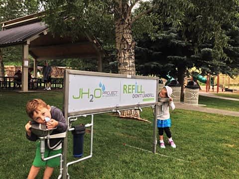 This year the Tin Cup Challenge will introduce new sustainability measures at the annual event including the JH20 water refill station that will be available at the Driggs City Center the day of the event. Bring your own water bottles and fill up for free!