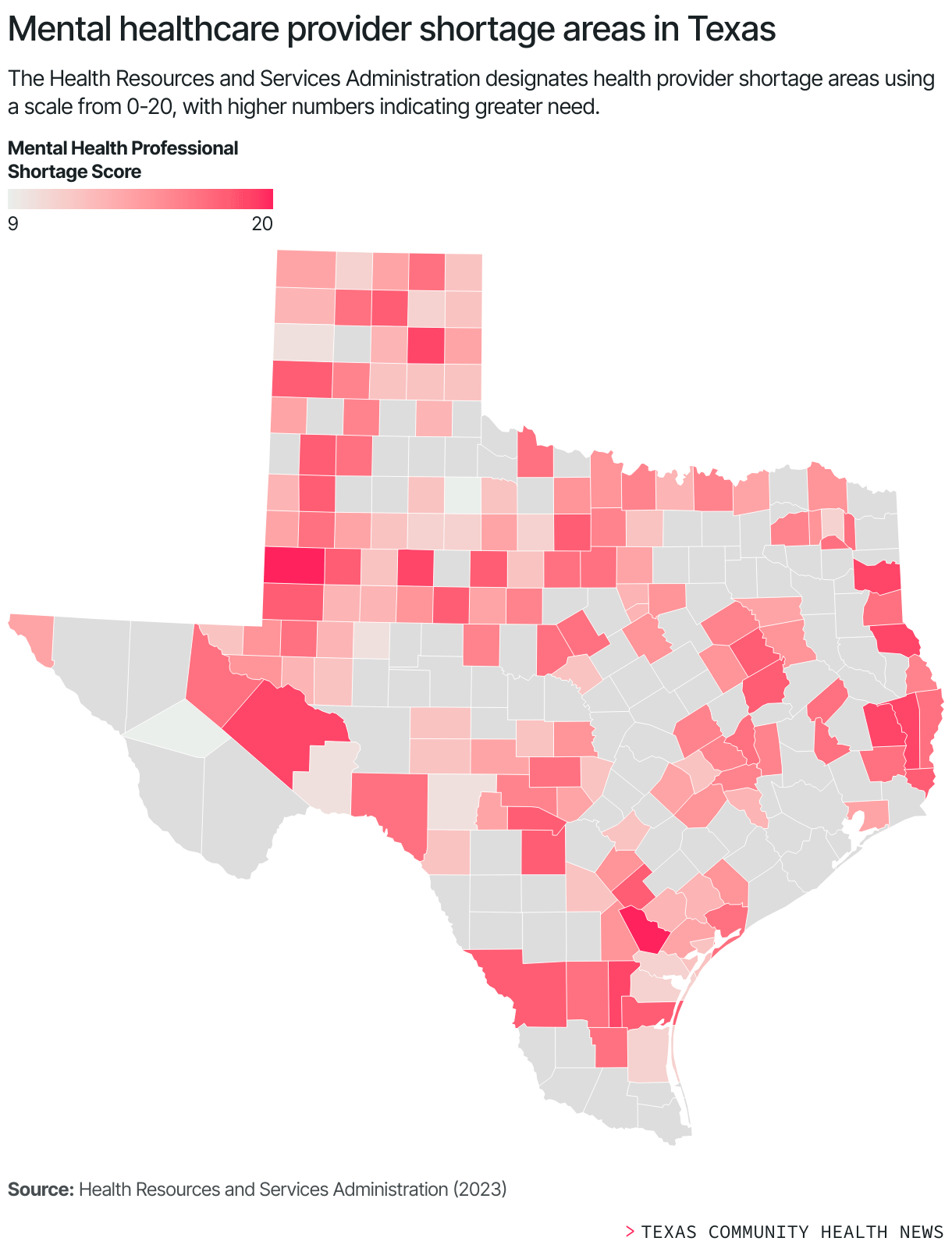 mental-healthcare-provider-shortage-areas-in-texas