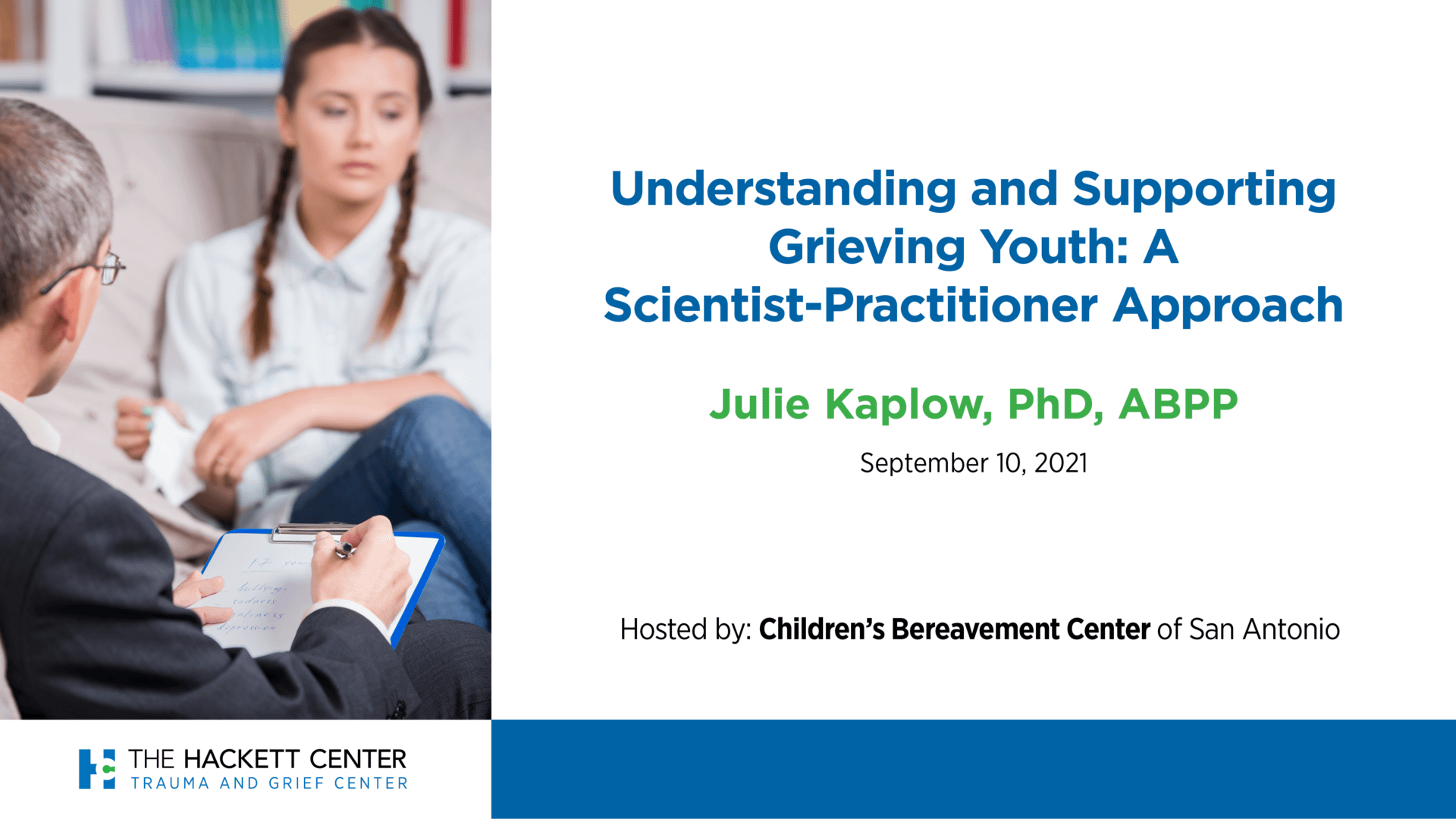Understanding And Supporting Grieving Youth A Scientist Practitioner Approach Mmhpi Meadows
