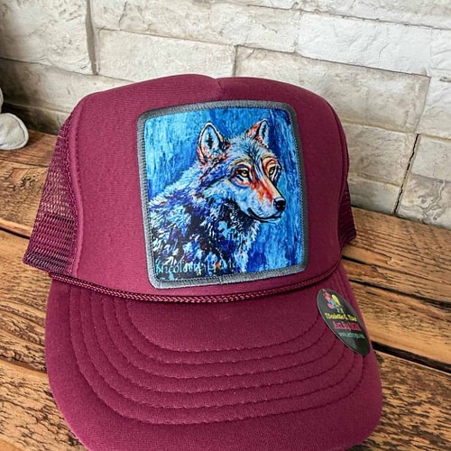 il_fullxfull.7963370194_op7b.jpg Custom Artwork on Trucker Hat-Nicolette Maw