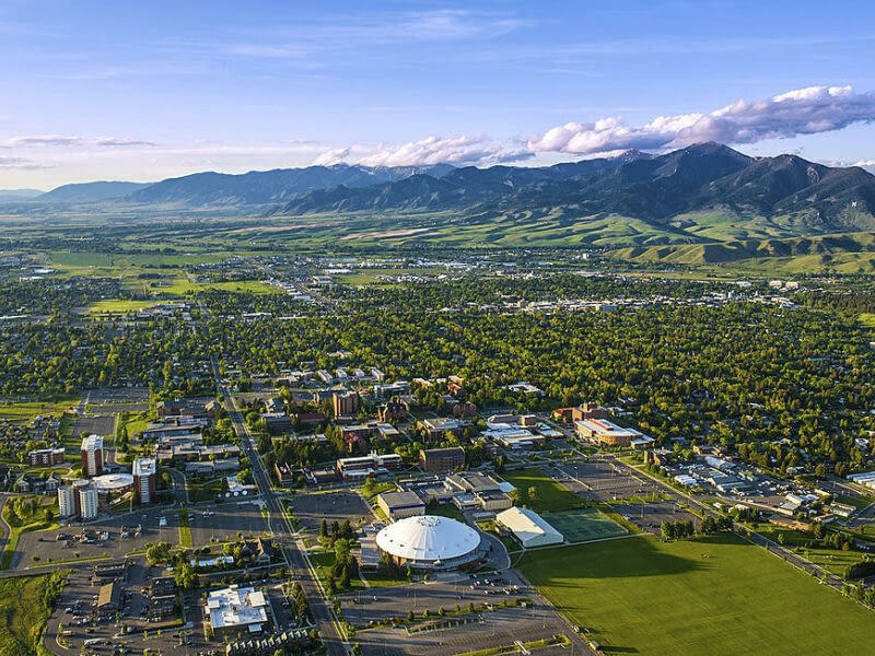 msu campus credit montana state university campus in bozeman, montana. msu photo by kelly gorham