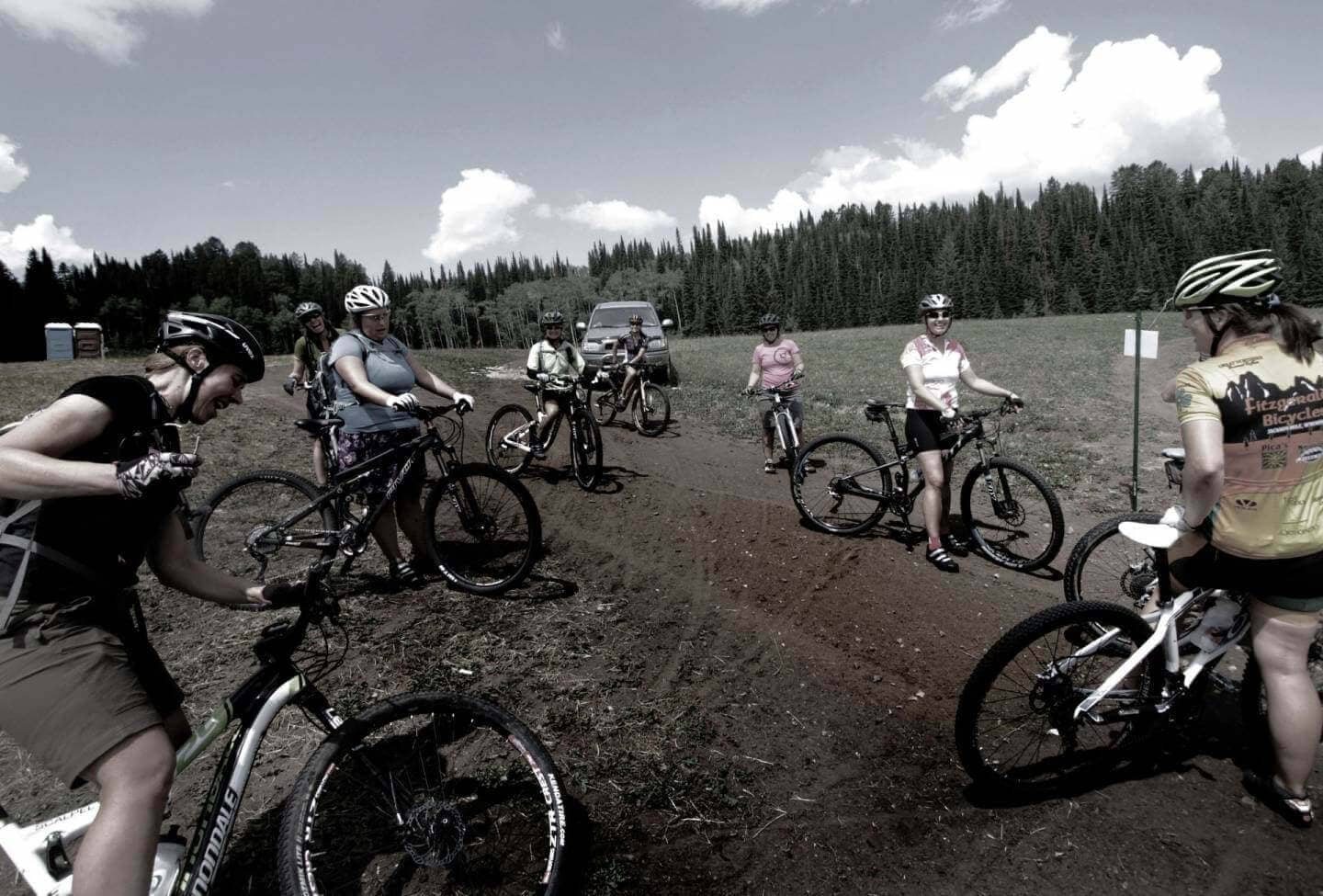 Saturday morning women's only fundamental mountain bike technique clinic