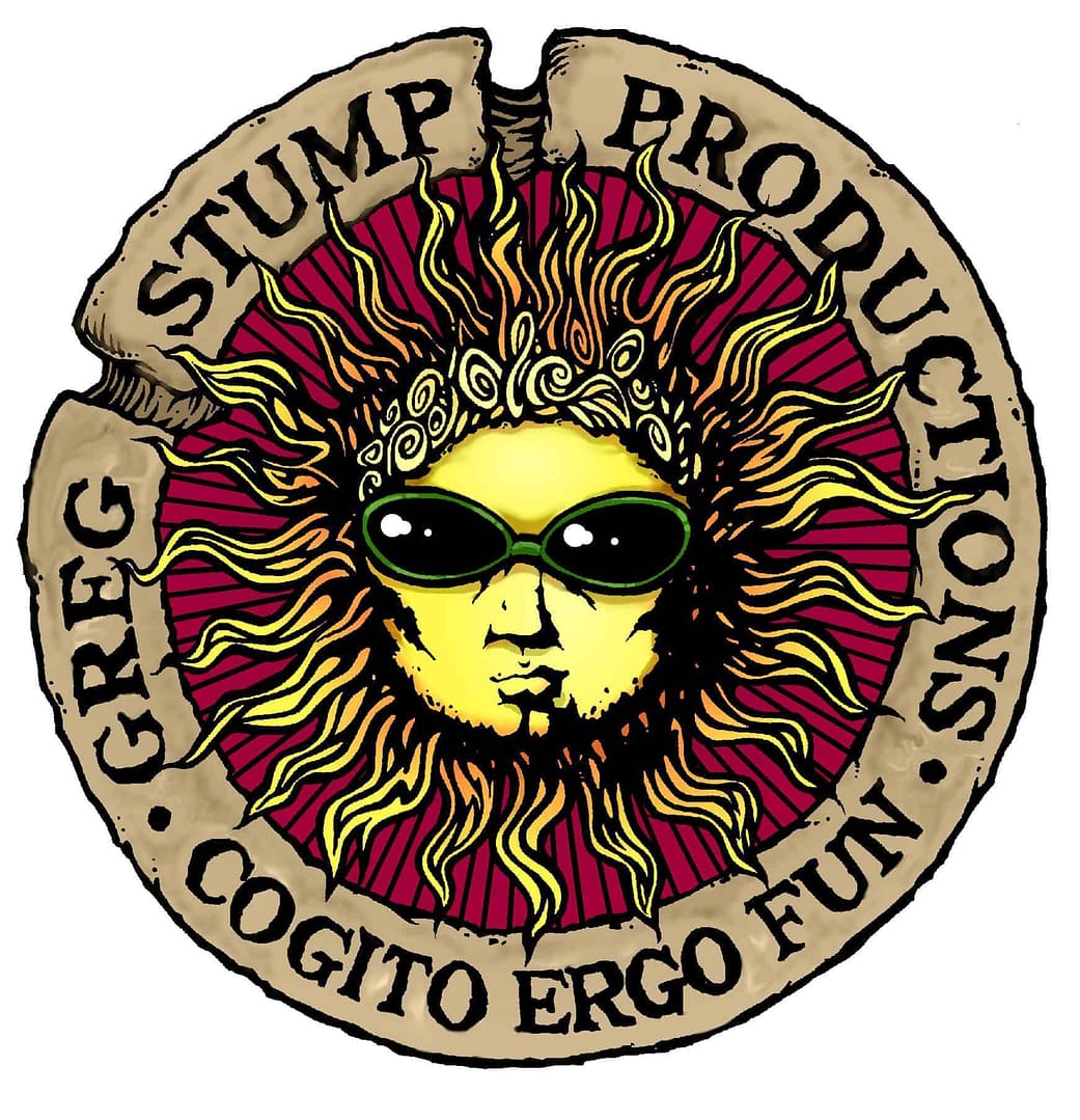 Greg Stump Productions original sticker small